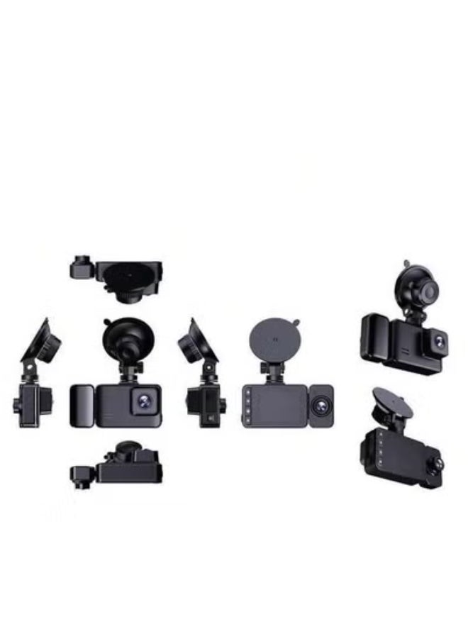 JAJEEK 3-Camera 1080P WiFi Dash Cam with Front, Cabin & Rear Full HD Recording – Night Vision, Collision Detection, Parking Monitor, Loop Recording, G-Sensor, 2-Inch Display | Wide-Angle Vehicle Security Camera for Cars, Trucks & SUVs – Universal Fit  - Image 4