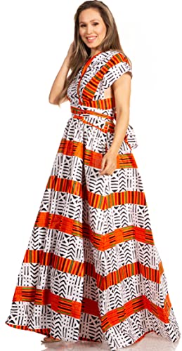 Sakkas 16117 - Sandy Sexy Backless Year Around Long Maxi Infinity Dress Many Ways to Wear - 207-White - OS - Image 4