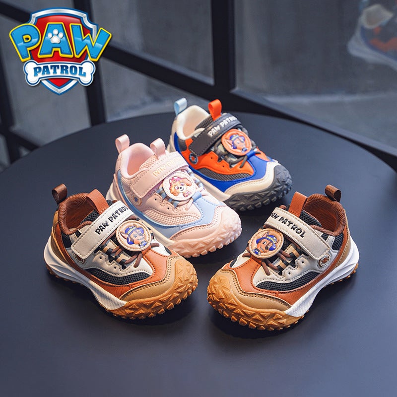 Wangwang Girls' Shoes Baby Girls' Shoes Breathable Mesh Toddler Shoes Soft Bottom Sports Functional Shoes - Image 4
