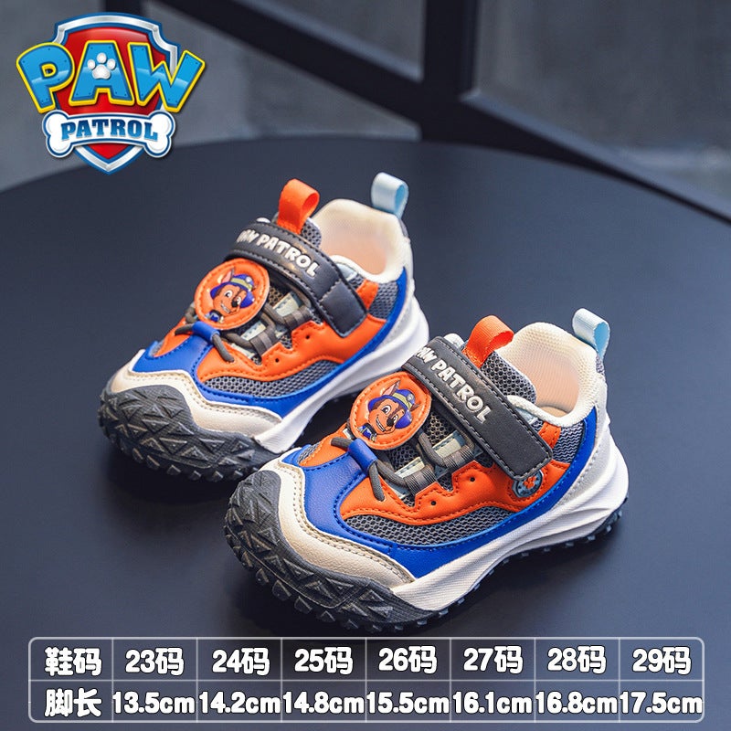 Wangwang Girls' Shoes Baby Girls' Shoes Breathable Mesh Toddler Shoes Soft Bottom Sports Functional Shoes - Image 5