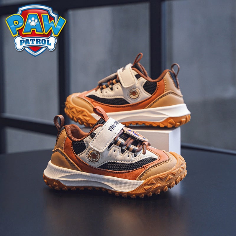 Wangwang Girls' Shoes Baby Girls' Shoes Breathable Mesh Toddler Shoes Soft Bottom Sports Functional Shoes - Image 2