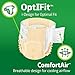 FitRight Adult Diapers Extra Heavy Absorbency XL Waist Size 56in64in 80 Count OptiFit Incontinence Briefs for Men and Women Disposable MoistureWicking Leak Protection - Image 4
