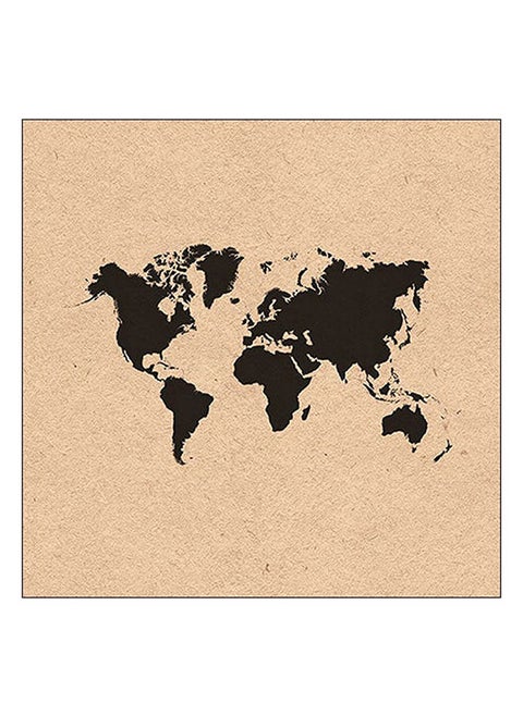 Ambiente  Large Recycled World Map Napkins