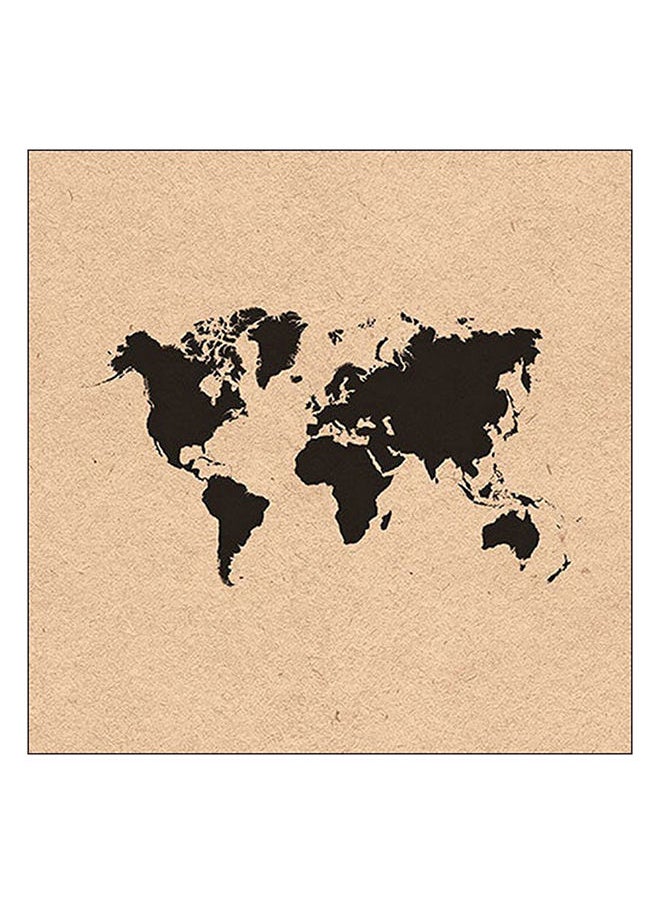 Ambiente  Large Recycled World Map Napkins