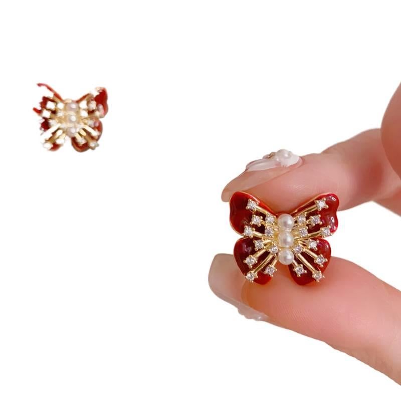 Lightweight Pearl Stud Earrings Daily Wear Jewelry for Women Beige for Weekend Trips - Image 3