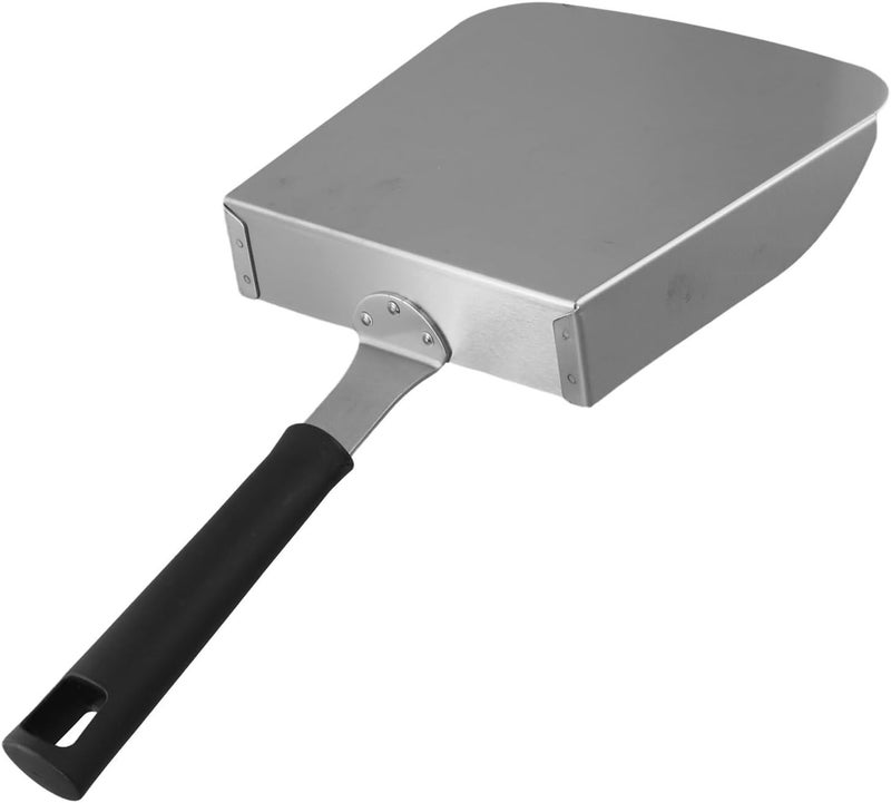 Stainless Steel Griddle Spatula with Wide Groove Design, 7.5 Inch Large Burger Flipper and Snack Transfer Tool for BBQ, Grill and Kitchen Cooking, Heat Resistant Handle - Image 3