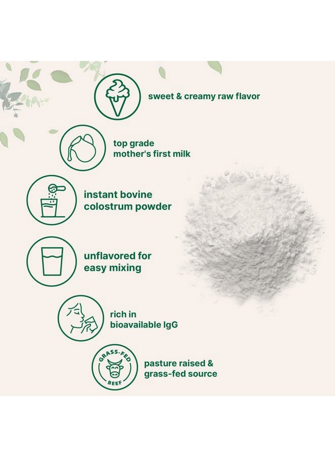 Micro Ingredients مسحوق كولستروم البقر، 8 أونصات | من حيوانات تتغذى على العشب، مجفف بالتجميد | يحتوي على IgG و IgA طبيعي | يدعم صحة المناعة والأمعاء | خالي من الكائنات المعدلة وراثيًا، خالي من الغلوتين، بدون نكهة - Image 3