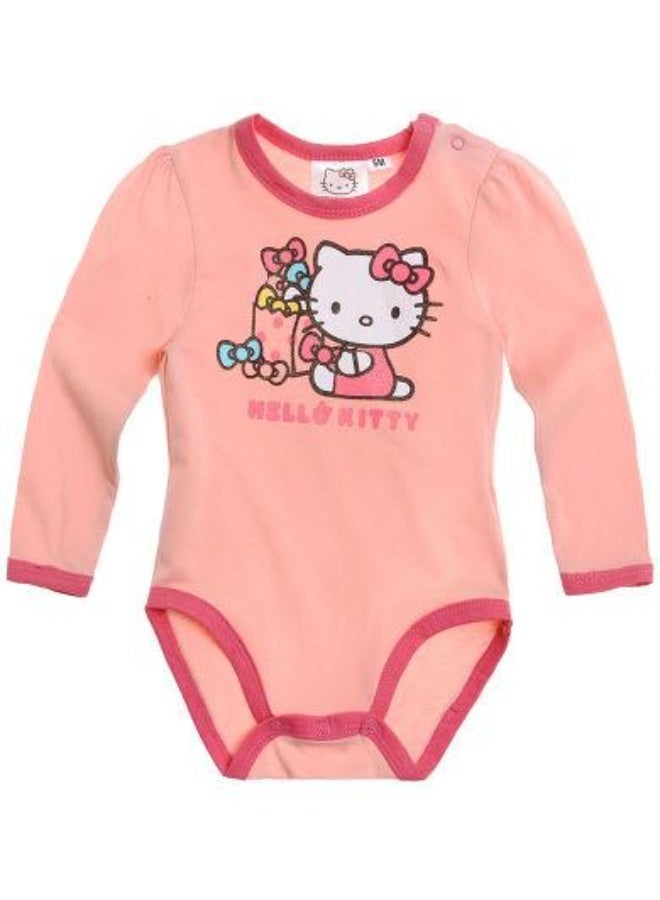 هالو كيتي بودي سوت أطفال بأكمام طويلة - Image 1
