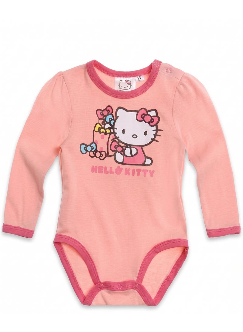 Hello Kitty Baby Bodysuit Long Sleeves100%cotton - Image 1