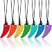 Hoaisun Chewing Necklace for Kids Sensory 7 Pack Chewy Necklace Sensory Toys for Kids with Autism ADHD SPD Silicone Oral Chew Toys for Adults Used for Reliving Anxiety and Stress - Image 2