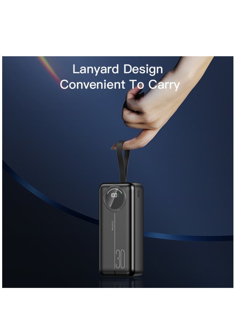 Yesido YP43 40000mAh Dual USB + Type-C Digital Display Fast Charging Power Bank(Black) - Image 3