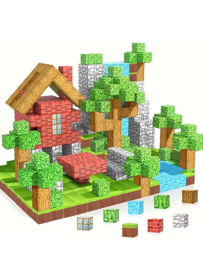 164Pcs Magnetic Building Blocks Set Educational Construction Toys For Kids - Image 2