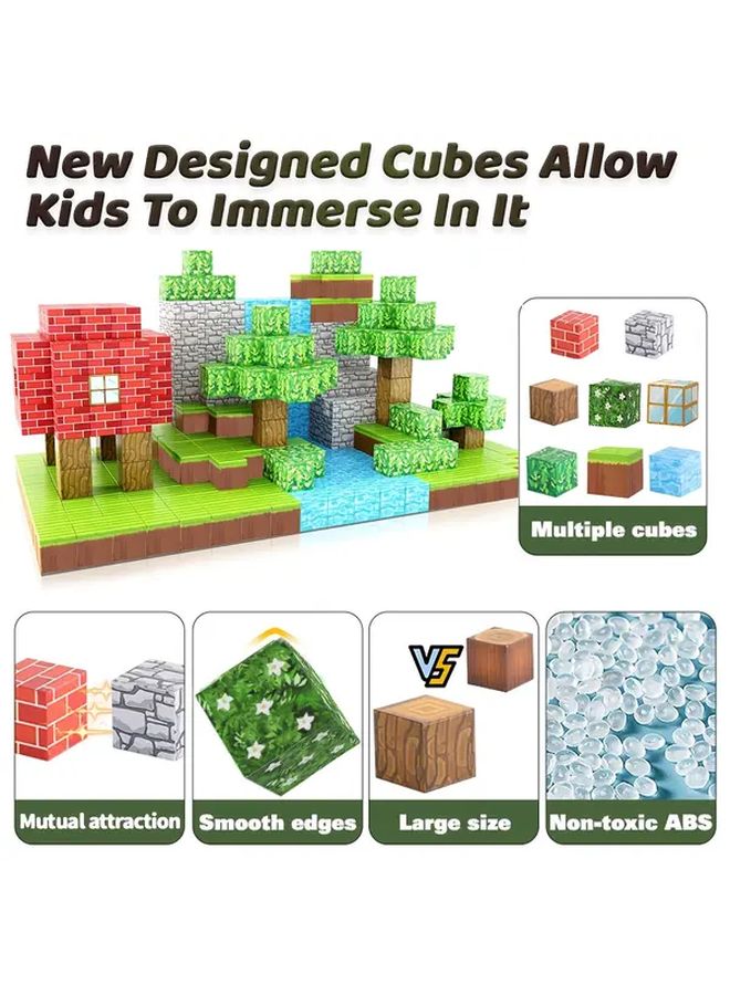 164Pcs Magnetic Building Blocks Set Educational Construction Toys For Kids - Image 5