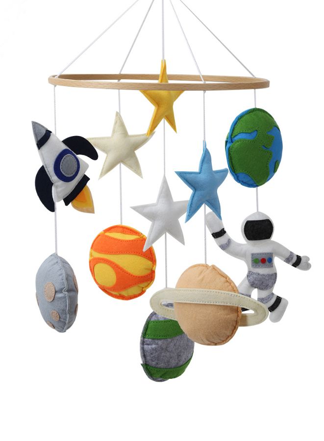 Baby Crib Nursery Mobile Wall Hanging Decor Baby Bed Mobile for Infants Ceiling Mobile Cute and Adorable Hanging Decorations Space  - Image 1