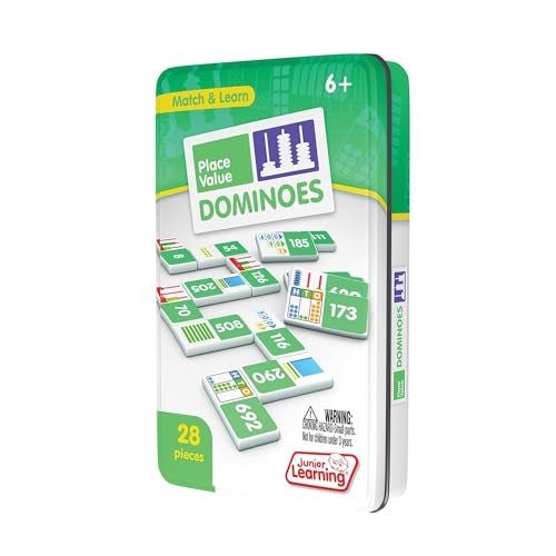 Junior Learning Place Value Dominoes Educational Action Games - Image 3