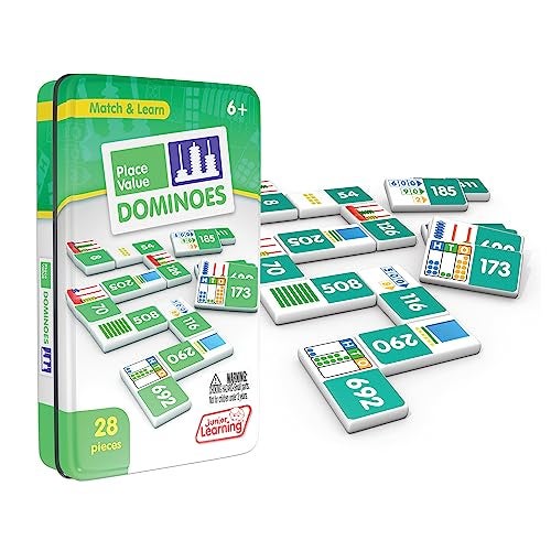 Junior Learning Place Value Dominoes Educational Action Games - Image 1