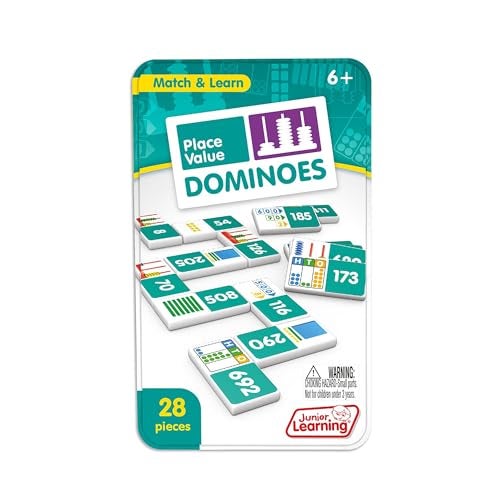 Junior Learning Place Value Dominoes Educational Action Games - Image 2
