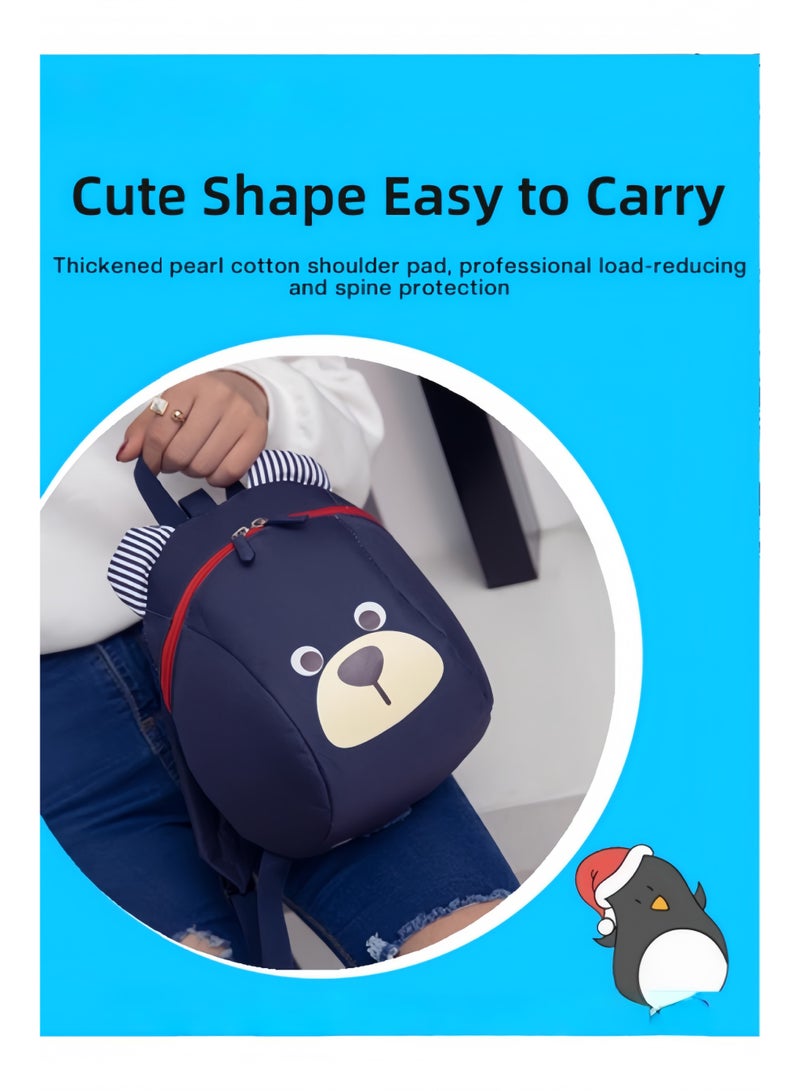 HALAMODO Toddler Backpack with Adorable Animal Pattern Water Resistance Kindergarten Preschool Bags Mini Schoolbag for Preschool Child - Image 5