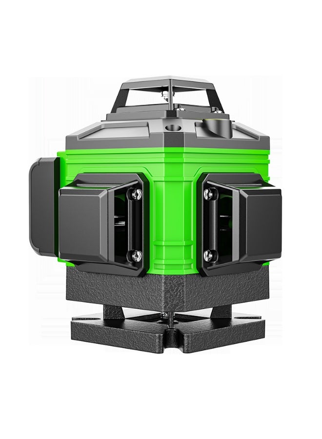 12-Line Green Laser Level – Self-Leveling Cross Line Laser with Remote & App Control, LCD Display, 360° Rotating Base, Tilt Mode, Adjustable Brightness, Waterproof & Dustproof – Single Battery Version - Image 2