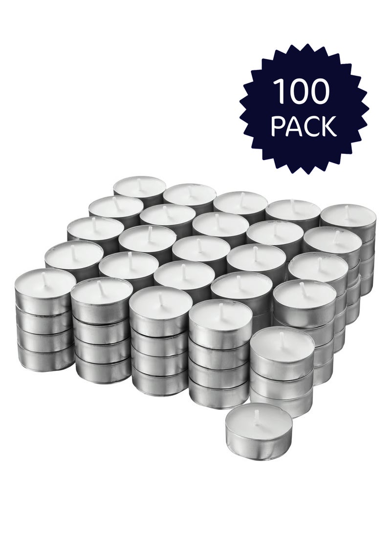 توشيونيكس 100 شمعة بيضاء/فضية 38 مم - Image 1