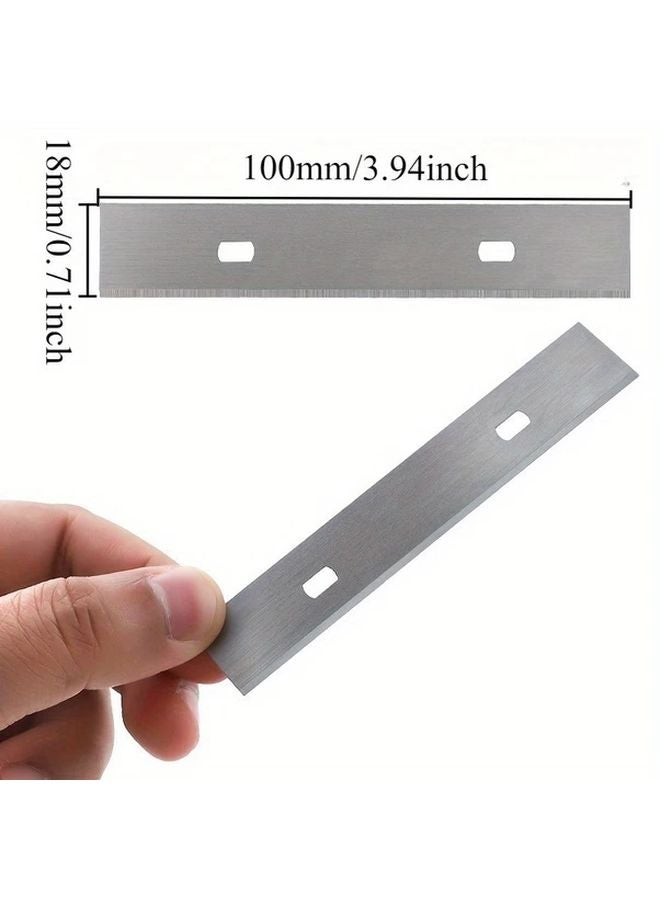 10 Pcs High Quality Metal Scraper Blade Hand Tool for Glass Floor Wall Home Improvement - Image 3