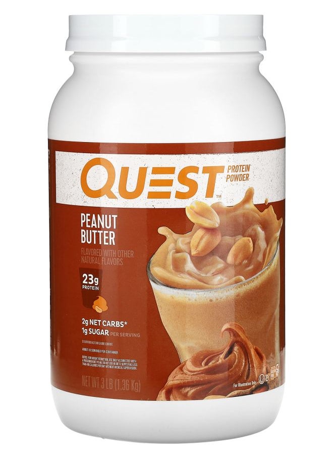 QUEST NUTRITION Protein Powder Peanut Butter 3 lbs (1.36 kg) 