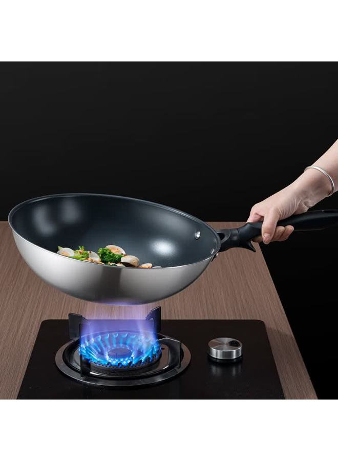 Debo Titanium Non-stick Frying Pan 32cm Lightweight Compatible With All Stoves - Image 1