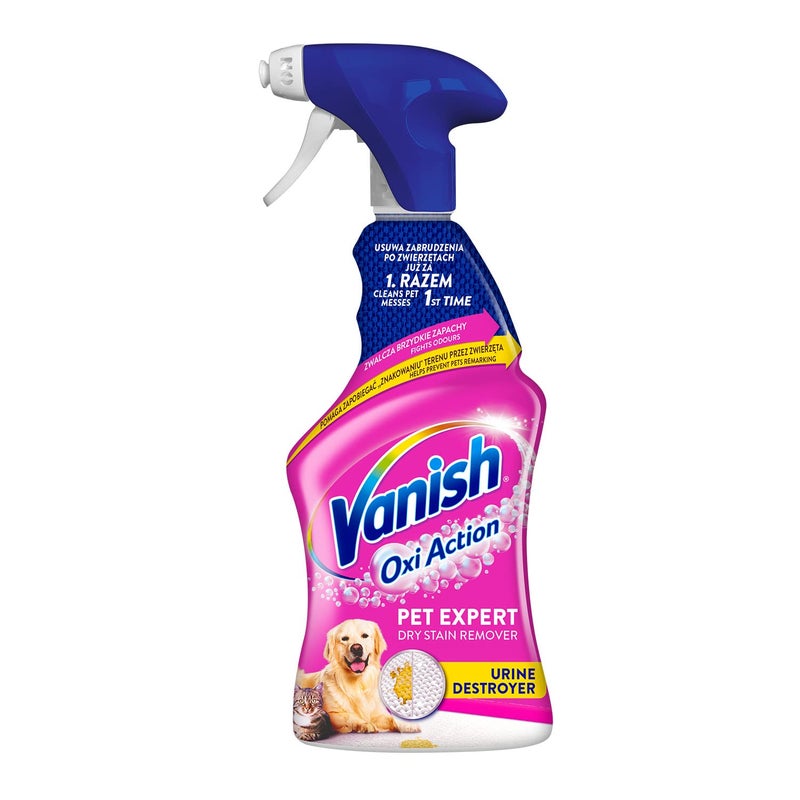 Vanish Pet Expert Carpet Care Instant Action Stain Remover for Pet Stains Urine Odours Prevents ReMarking 500ml