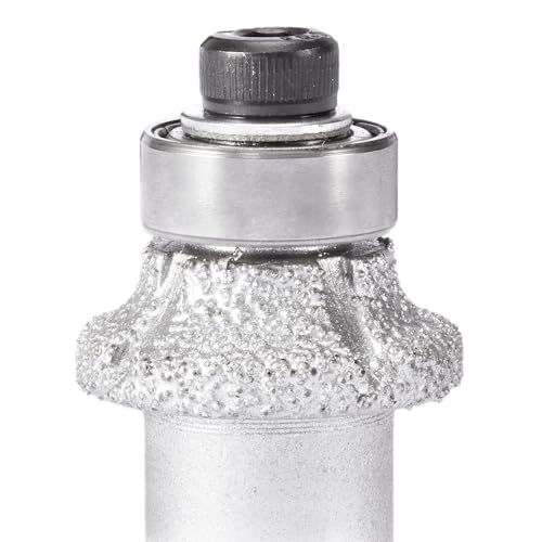 ILOVETOOL Head 1/8 Roundover Router Bit bullnose tile router bits 1/2 shank Profile edge bit for Granite Marble Stones - Image 3