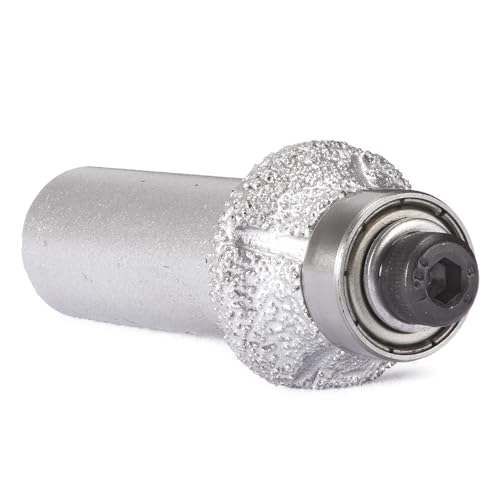 ILOVETOOL Head 1/8 Roundover Router Bit bullnose tile router bits 1/2 shank Profile edge bit for Granite Marble Stones - Image 1