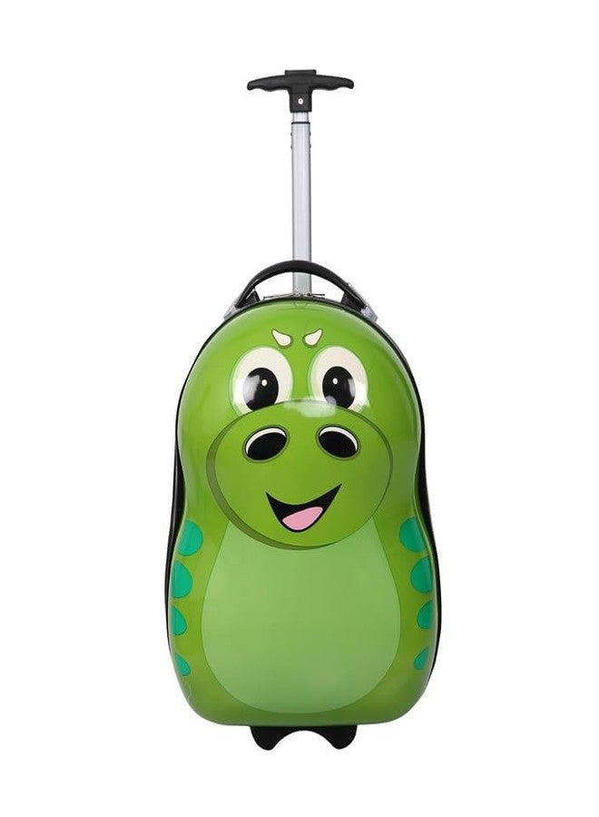 Polo Class Trendy Cute Kids Trolley Bag - Green - Image 1