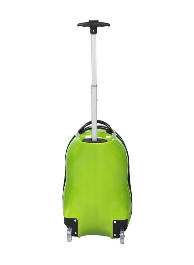 Polo Class Trendy Cute Kids Trolley Bag - Green - Image 3