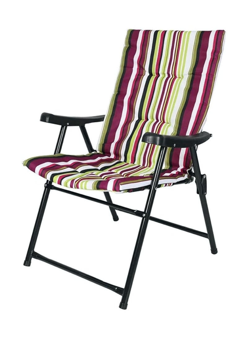 HEXAR Heavy Duty Folding Beach Chair Foldable Camping Chair For Adult, Lightweight Folding Camping Chair For Outdoor Camp Beach Travel Picnic Hiking - Large - Image 3