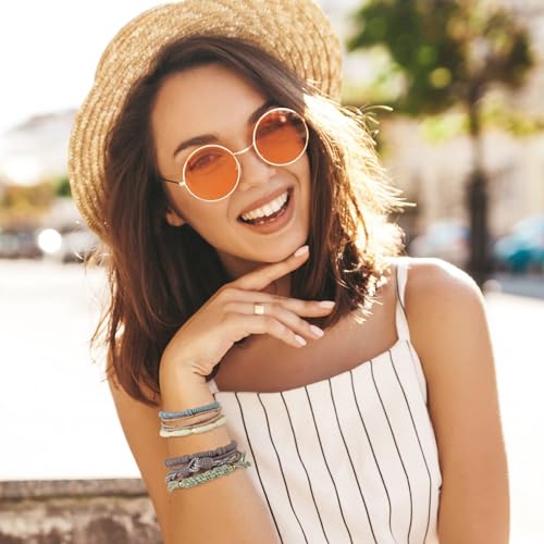 SYGY 25 PCS Bohemian Hair Accessories: Lightweight Ponytail Holders in 5 Styles, 2.36" No Damage Hair Ties for Thick or Thin Hair - Image 3