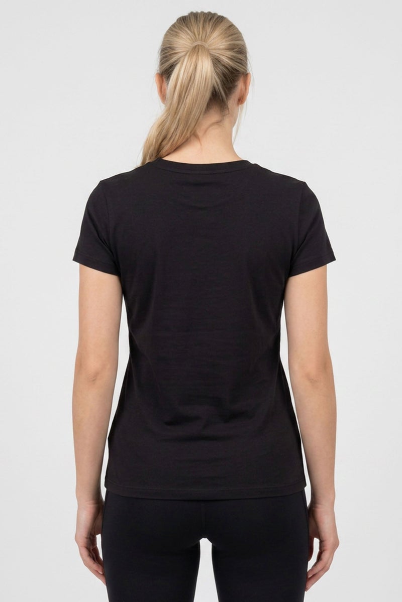 PUMA Women Sportwear Fit Short Sleeve Training T-Shirt, Black - Image 4