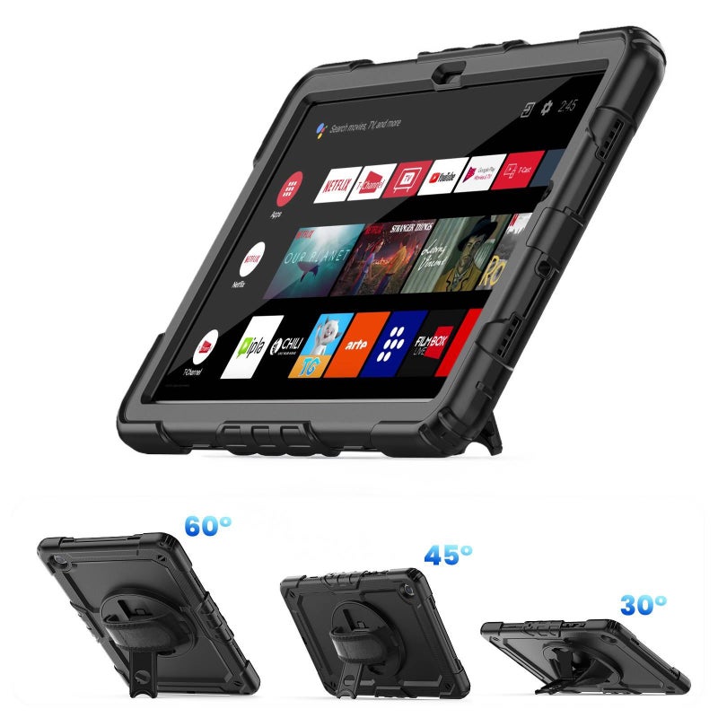 DGG حافظة آيباد متوافقة مع عدة موديلات آيباد باللون أسود باللون الأسود iPad - Image 5