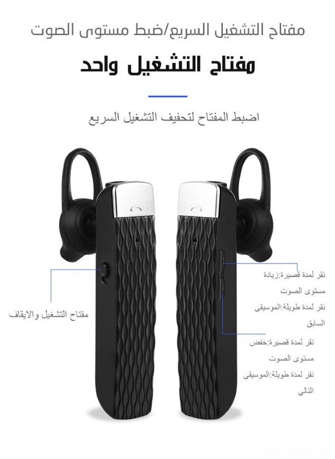 Smart Wireless Bluetooth Headset Voice Translator 33 Languages Instant Translation