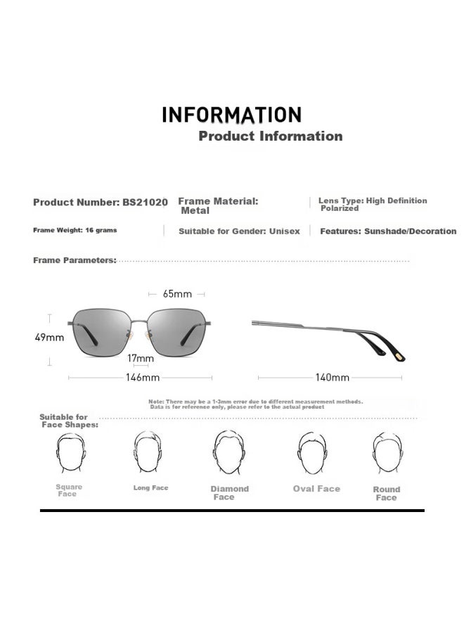 Caponi Polarized Sungl Uni Outdoor Driving Gl Uv Protection Fashion Trend - Image 4