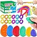 LESONG Fidget Sensory Toys for Kids 26 Pack Quiet Squishy Fidgets for Classroom Students Prizes Textured Soft Fidget Rings Stretchy Strings for Autism Office Desk Toddler Travel Fidget BoxEaster Gifts - Image 3
