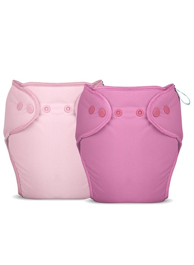 Bumberry New & Improved Smart Nappy For New Born Baby (Sm |4-9 Months) | Holds Upto 3 Pees With Extra Absorbtion & 100% Leak Protection All In One Cloth Diaper For Just Borns - 2 Pcs - Kit 12 - Image 1