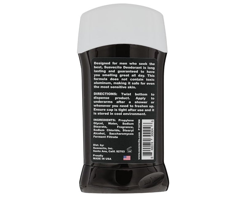 Suavecito Original Scent Stick Deodorant Underarms Men's Grooming Aluminum Free Combats Odor All Day Long - Image 2