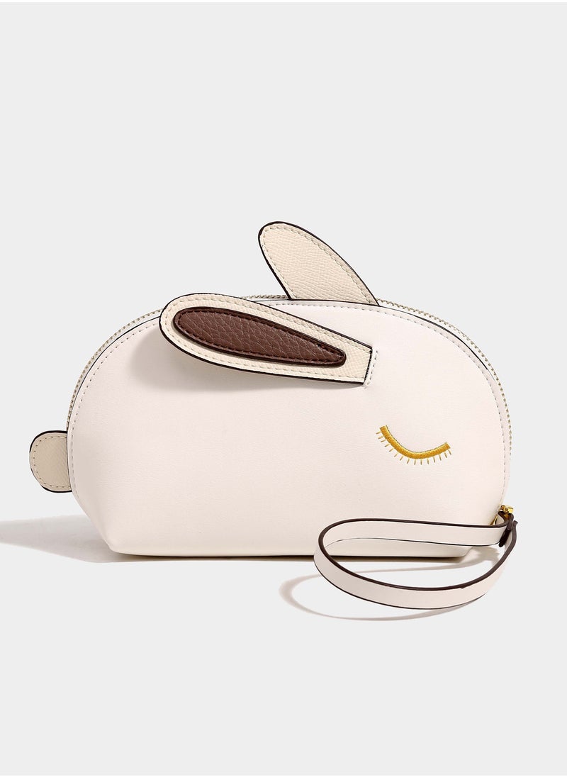 BLLE ROWN - Simple Versatile Cute Rabbit Shape Mobile Phone Bag Casual Daily Use Storage Bag - Image 1