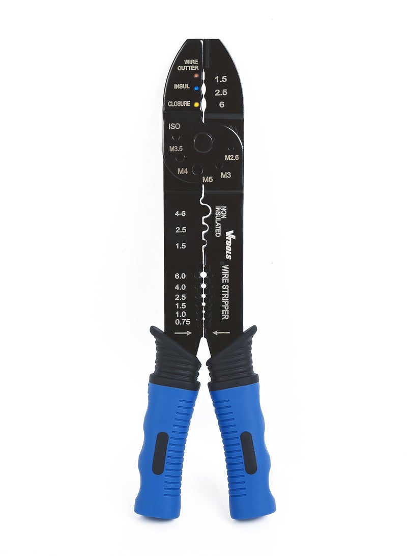 VTOOLS 9 Inch Automatic Wire Stripper Cutter High Quality Steel With Comfortable Handle Cutting Pliers Tool for Wire Stripping Cutting and Crimping - Image 2