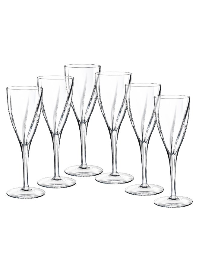 RCR 🥤✨ Luxurious 6-piece French crystal juice glass set – elegant, streamlined design – 23 cm tall 🇫🇷✨ - Image 4