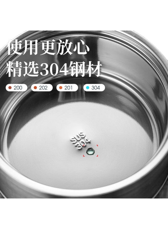 GRASEY Guangyi Insulated Lunch Box, 304 Stainless Steel, Extra Long Insulated Container, For Students And Office Workers, Three-Layer Gy7320 - Image 2