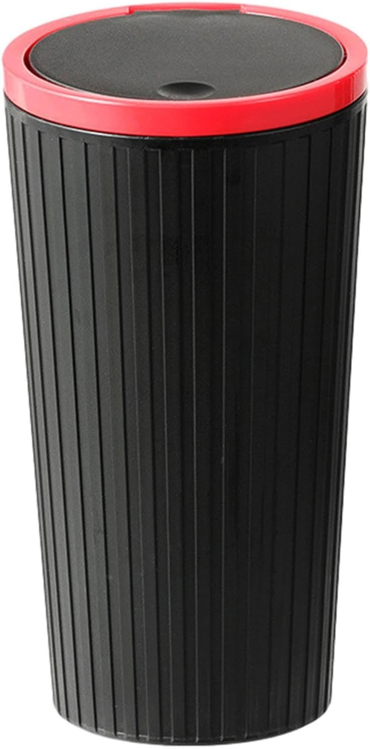 JUVIW JUVIW Auto Garbage Container Waterproof Leakproof Portable Vehicle Trash Dustbin Mini Garbage Bin for Automotive Car Home Office Kitchen Bedroom  - Image 1