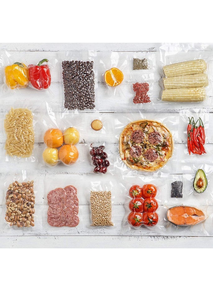 Pack of 100 Vacuum Food Storage Bags, 16x24cm, Specially Made with a Puncture-Proof Material, Food Storage Bags, Vacuum Sealer.  - Image 4