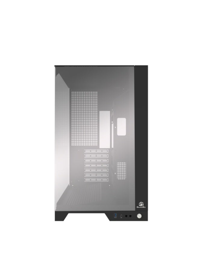 GamerTek Radiant Gaming PC Case - Black - Image 4