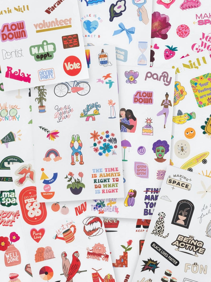 ban.do Sticker Book with Over 700 Assorted Stickers and 35 Sheets with Fun/Colorful/Aesthetic Pack for Scrapbooking Planners or Journals, Issue 7 - Image 4