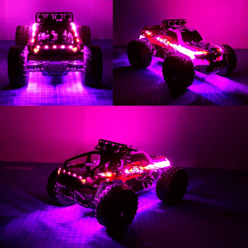 elechawk LED Light Strip for RC Fixed Wing Airplane Flying Wing Plane AR Wing Drone Model Car Truck (Pink) - Image 4